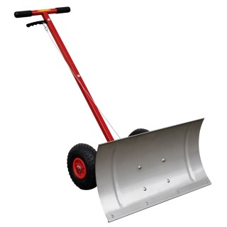 Lame chasse neige manuel avec racle inox CEMO