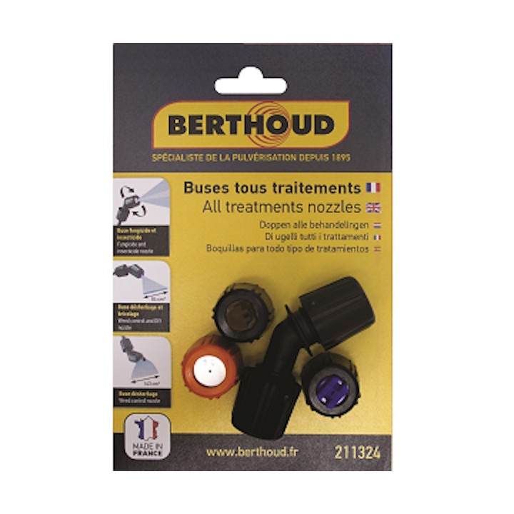 Kit 4 buses pulvérisateurs tous traitements - Bertoud