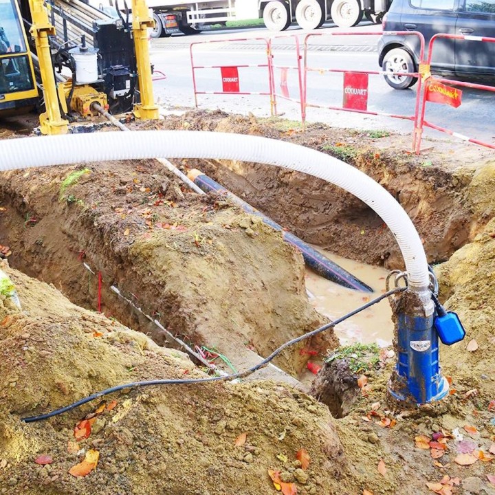 Pompe de relevage chantier monophasée eaux chargées fonte 1,5 KW Renson