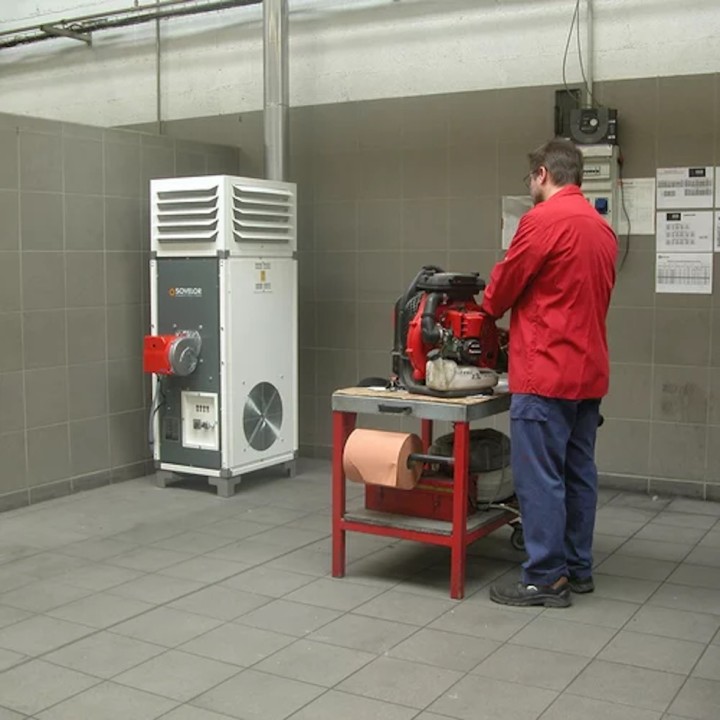 Chauffage fixe air pulsé fuel Master 27,5 kW SP 30 - Sovelor