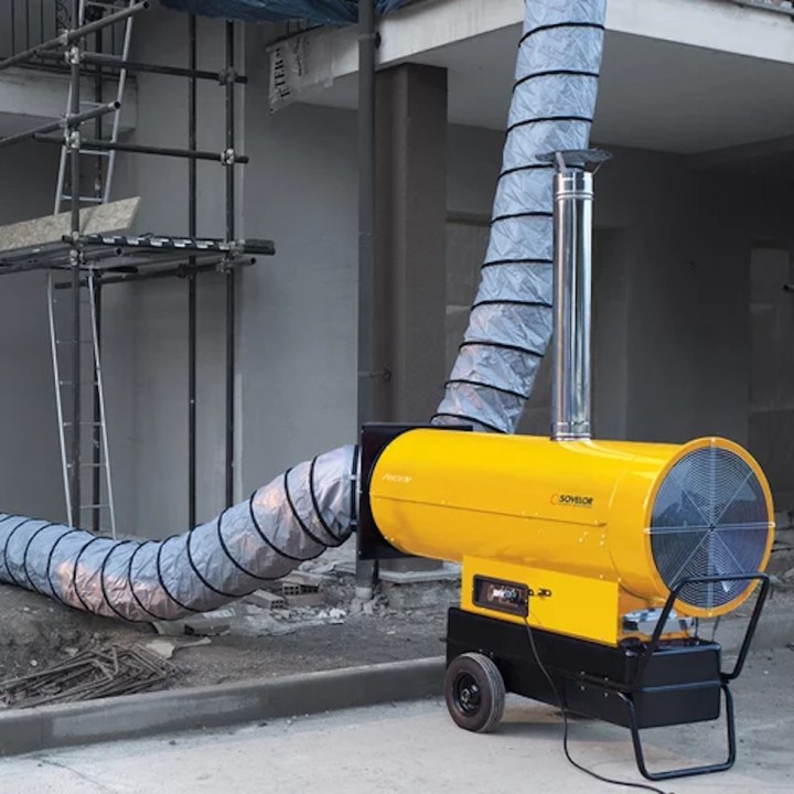 Chauffage mobile air pulsé fuel 110 kW BV 290- Sovelor