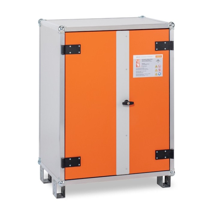 Armoire anti-feu batterie 8/10 Premium lockEX 230 V, avec pieds Cemo