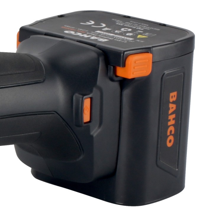 Sécateur électrique sans fil à batterie Bahco BCL240 avec 3 batteries, chargeur et accessoires