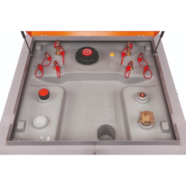Cuve station service DT-Mobil PRO PE ADR 980 COMPACTE, Générateur (4 raccords 1/2'' - 2 allers-2 retours) Cemo