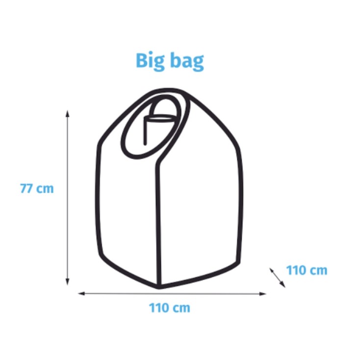 Sable silice/quartz Sibelco, 0,4 à 0,8 mm, Big Bag 1000 kg