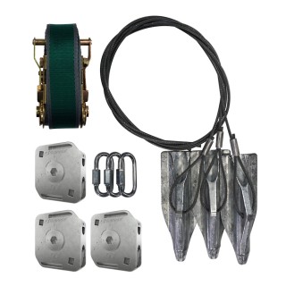 Kit d’ancrage motte premium réglable PRBK3 Gripple, Arbre 2,5 m à 4,5 m - Diamètre max 25 cm