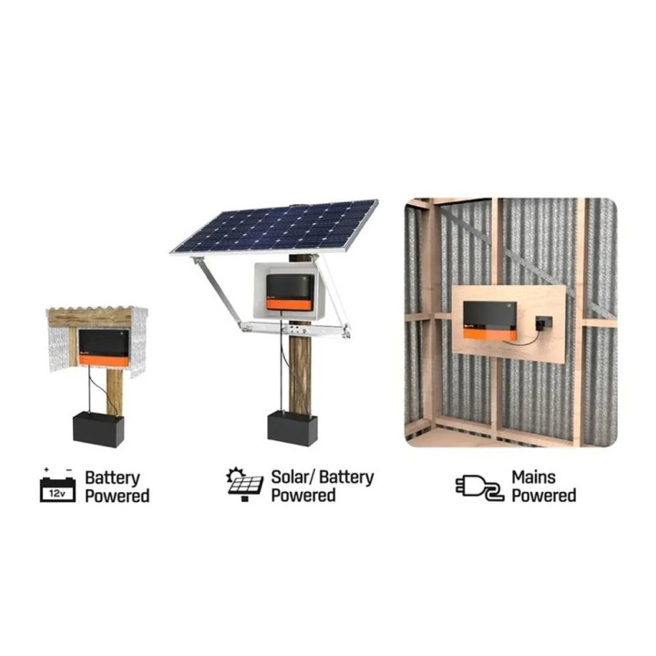 Electrificateur MBS2000i Gallagher - Mixte 230 V / 12 V / Solaire avec application  wifi