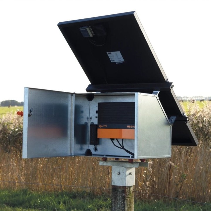 Boîtier électrificateur solaire anti-effraction MBS1000i Gallagher - Prêt à l'emploi