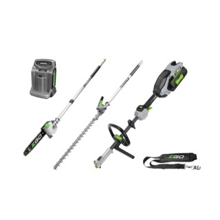 Pack multi-outils élagage/taille MHCC1022E EGO - Bloc moteur + Taille-haie + Scie sur perche + Batterie + Chargeur
