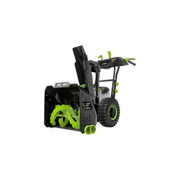Pack EGO Fraise à neige électrique autopropulsée bi-étagée SNT2400E EGO - 61 cm + 2 Batteries 7,5 Ah + 2 Chargeurs rapides