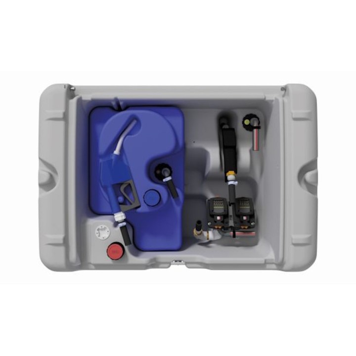 Cuve Easy Mobil COMBI 440/50, pompe gasoil Cematic 3000 18 V, sans batterie Lithium CAS 18 V, sans chargeur, capot Cemo