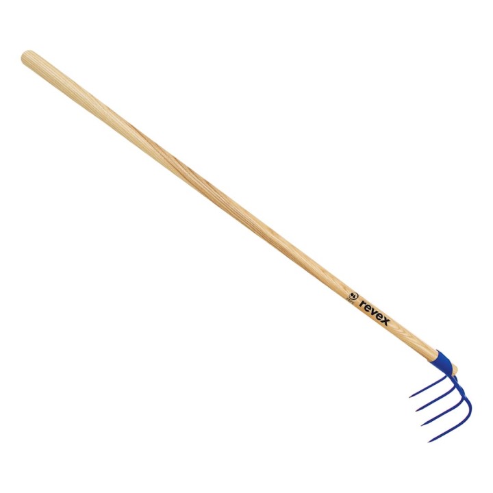 Griffe paysagiste 4 dents avec manche en bois Revex