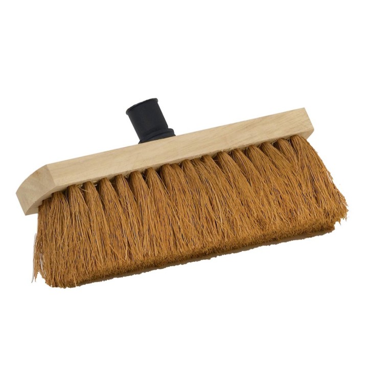 Balai coco 29 cm douille métal sans manche Revex