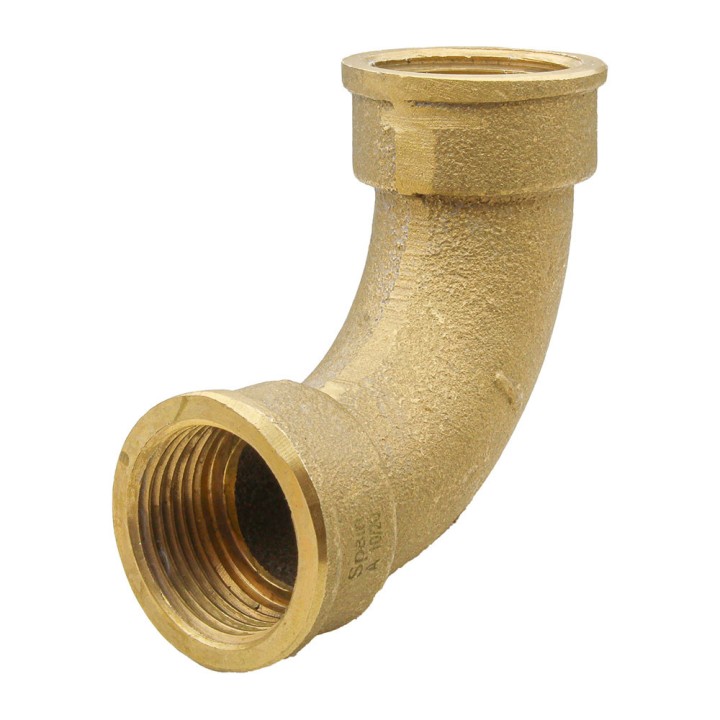 Courbe 90° laiton 3/4", PN25