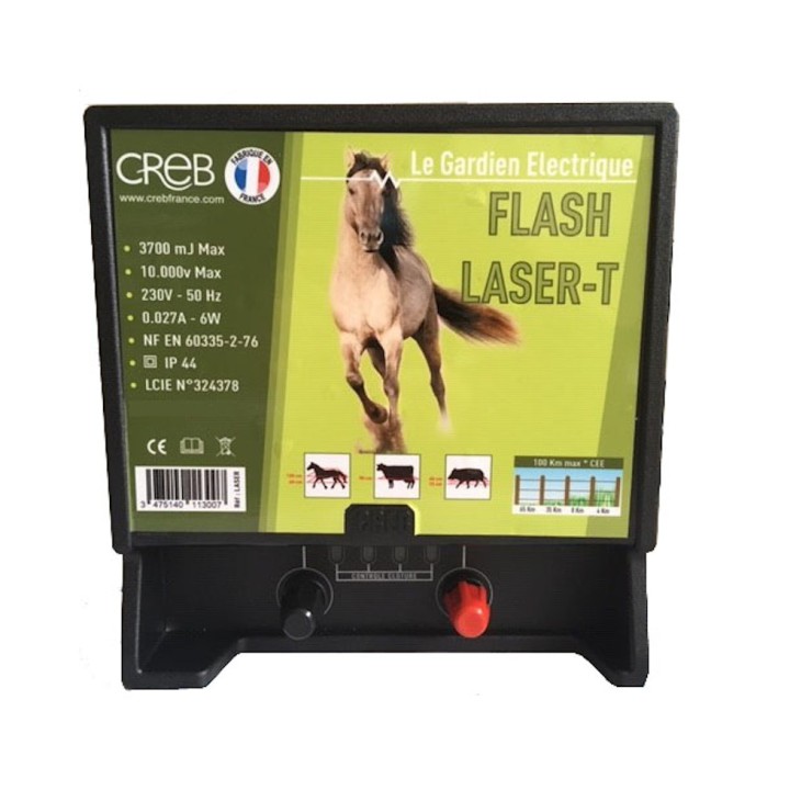 Électrificateur sur secteur 230 Volt Laser - Le Gardien Electrique