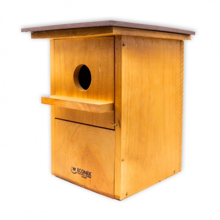 Nichoir pour faucon crécerelle en bois massif