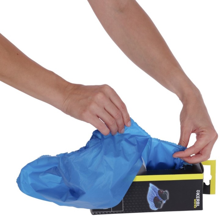 Surchaussures jetables avec élastique, bleu, par 40, Kerbl