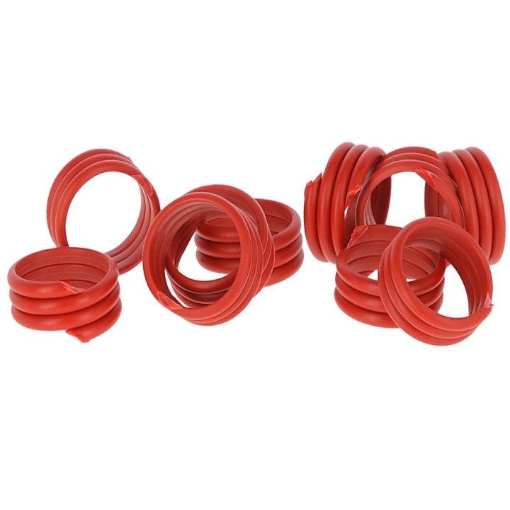 Bague identification Kerbl, spirale volailles, 12mm, par 100, plusieurs couleurs