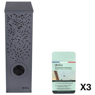 Pack piège CO2 connecté anti-moustiques Willo - Wiliv - Avec attractif, sans CO2