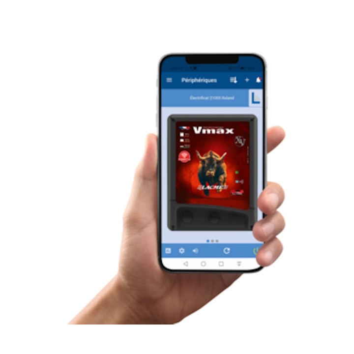 Électrificateur secteur Vmax XV Connect'LD 14100 V, 15 J Lacmé + L.BOX LD OFFERTE