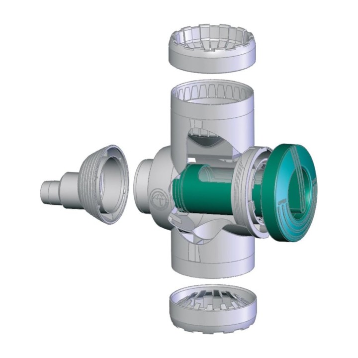 Collecteur filtrant eau de pluie gouttière, filtre inox