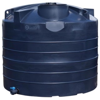 Cuve de stockage d'eau aérienne 8000 L PEHD, Ø 2,39 m La Gée