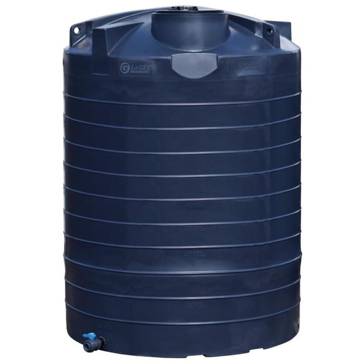 Cuve de stockage d'eau aérienne 13000 L PEHD, Ø 2,39 m La Gée