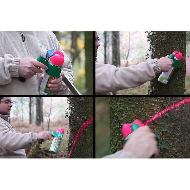 Poignée de marquage pour Bombe de peinture traceur forestier Soppec