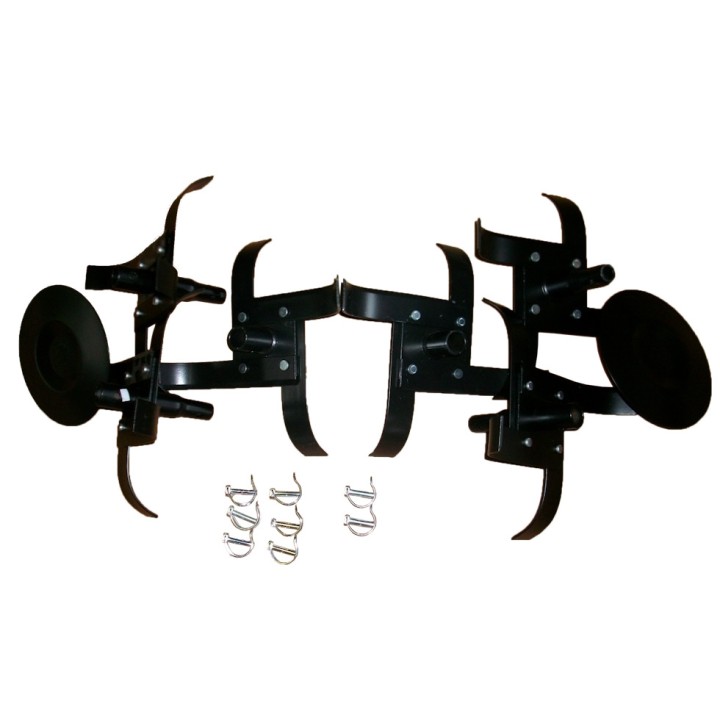 Kit 6 fraises standards démontables + disques motobineuses - PUBERT