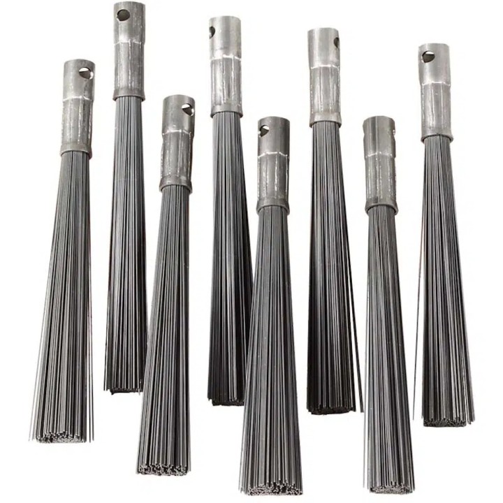 8 pinceaux métallique brosse désherbage mécanique - PUBERT