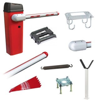 Pack complet barrière levante automatique FAAC B614 passage 5 m