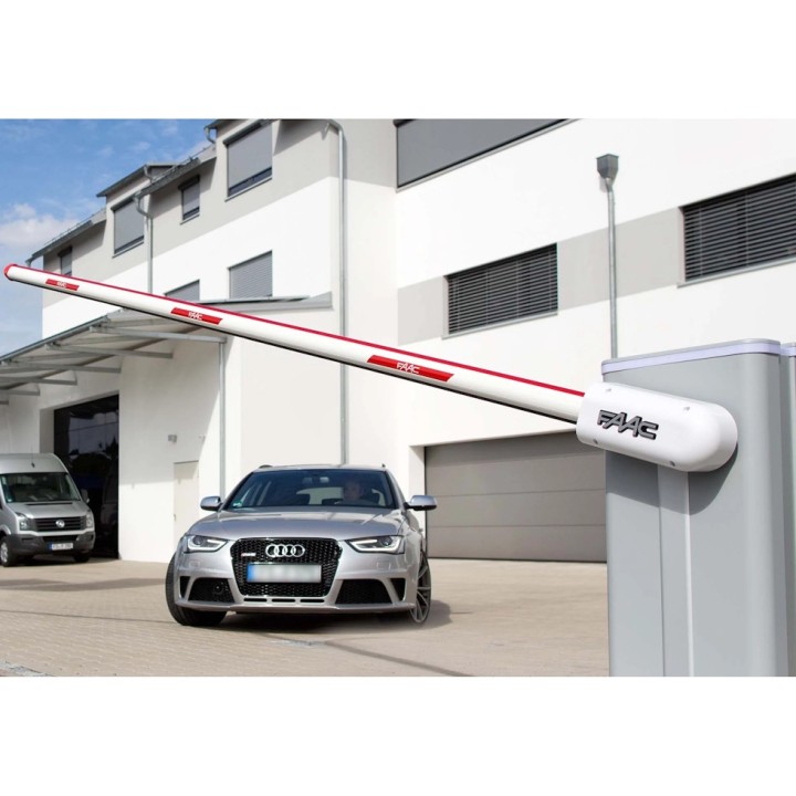Pack complet barrière levante automatique FAAC Haute Performance B680H passage 6 m
