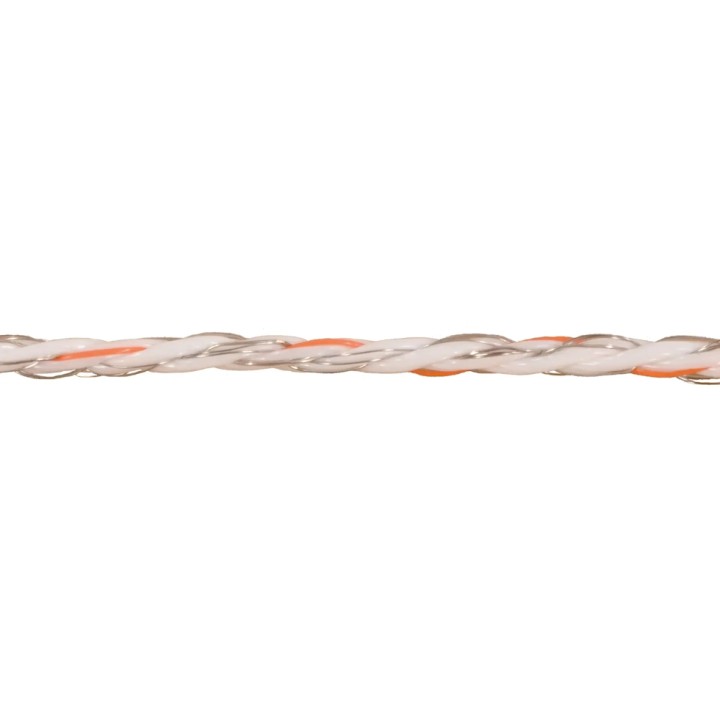 Fil conducteur clôture Vidoflex 9 Turboline blanc long. 400 m (twine/torsadé)
