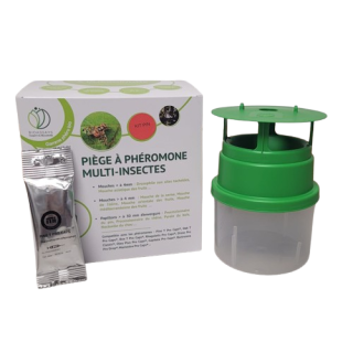 Kit Pin : 1 piège Smart Trap + 1 phéromone seringue Pine T Pro Caps contre la processionnaire du pin (Thaumetopoea pityocampa)