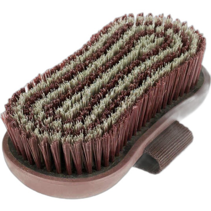 Brosse douce Softgrip Horze - Brun