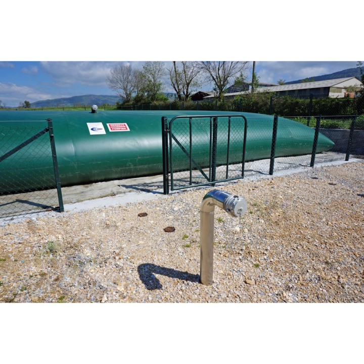 Réserve Citerne souple incendie 250m3 - 2 cols de cygne inox hors gel, options au choix