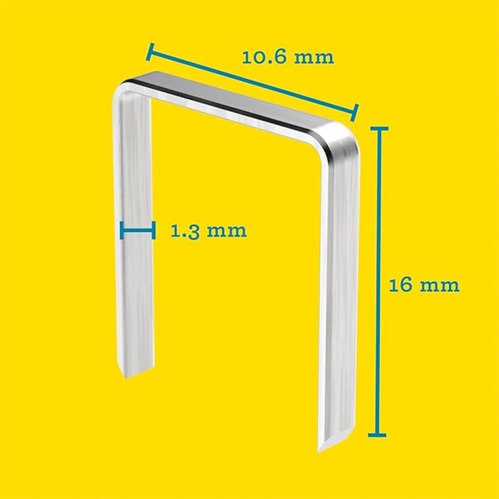 Agrafes en fil plat galva n°140/10 mm Rapid (x5000)