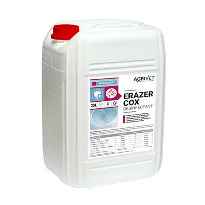 Désinfectant concentré à large spectre ERAZER COX Agrivet