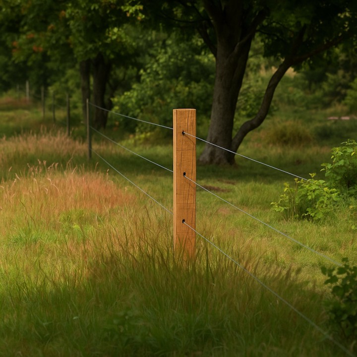 Piquet intermédiaire bois Insultimber 3,8 x 2,6 cm, haut. 1,10 m Gallagher