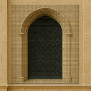 Filet anti-pigeon économique noir 4 x 25 m – Protection pratique et durable