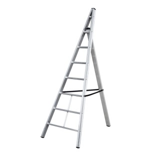 Échelle fruitière de cueillette aluminium 6 échelons, hauteur travail max. 2,77 m