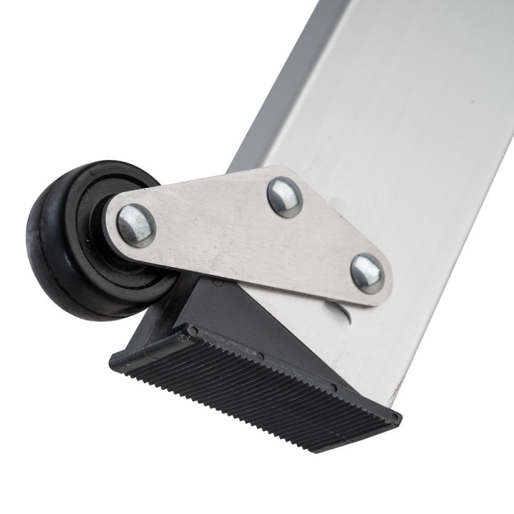 Marche-pieds pliant professionnel aluminium 2 marches, hauteur travail max. 2,44 m