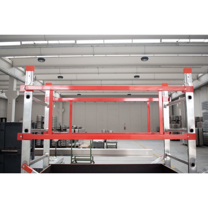 Échafaudage tour mobile aluminium hauteur max plateau 1 m, hauteur travail max. 3 m