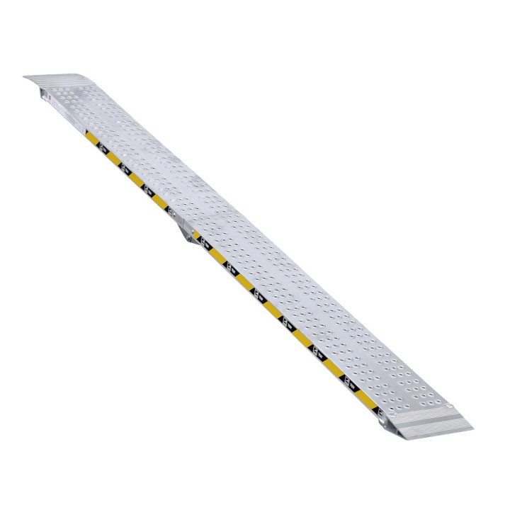 Rampe de chargement pliable aluminium 2,5 m, capacité chargement max. par paire 600 kg