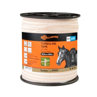 Ruban conducteur blanc TurboLine diam. 12,5 mm Gallagher