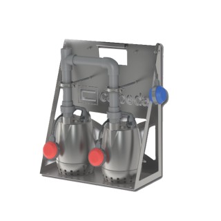 Kit de Relevage pour Eau Pluviale et de Relevage Calpeda EP GXRM 9, Mono 230 V, 0,45 kW, 4,5 A