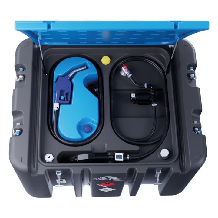 Cuve gasoil & AdBlue mobile TruckMaster Combo 970L Kingspan, compteur Piusi K24, 50 L/min 12 V