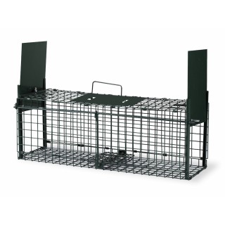 Piège cage pliable peint 2 portes, 190 x 620 x 210 cm