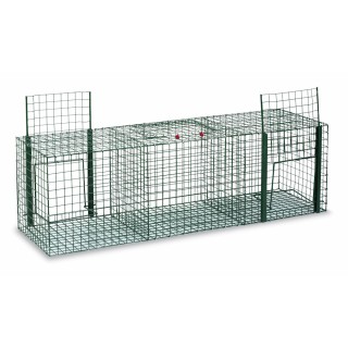 Piège cage 3 compartiments, 330 x 1020 x 310 cm