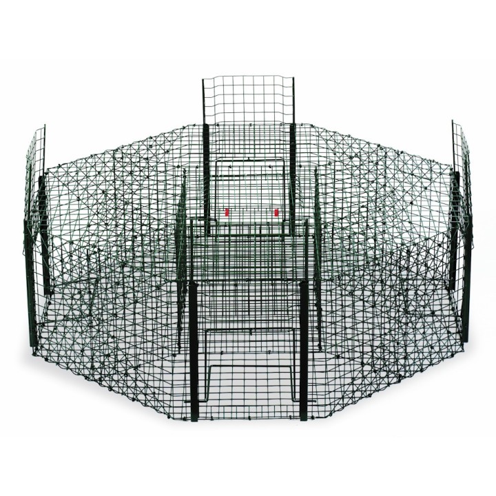 Piège cage octogonale, Ø 100 x 30 cm